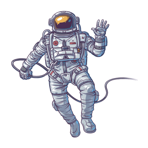 Astronaut illustration